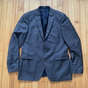 Tiger of Sweden Men's Charcoal Grey Wool Blazer Suit Jacket Size 50